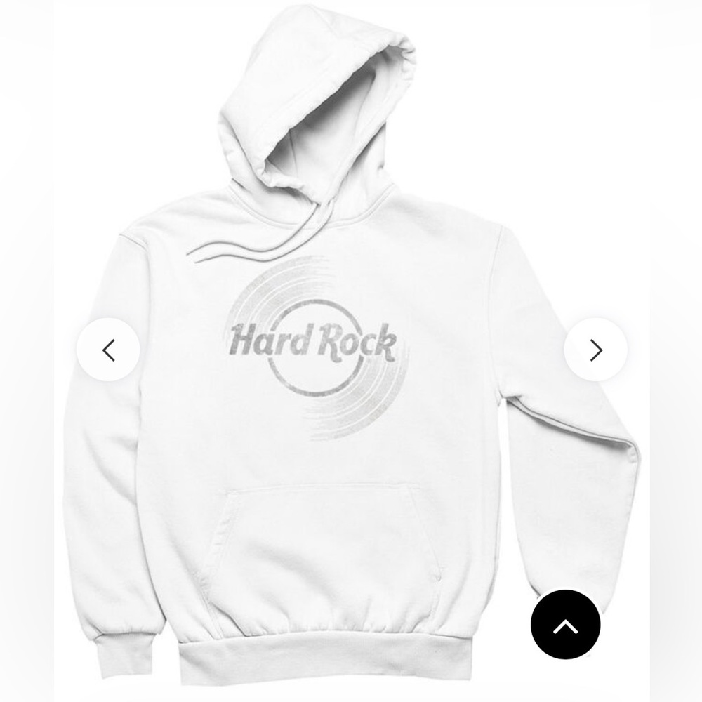 Brand New Hard Rock White Hoodie.